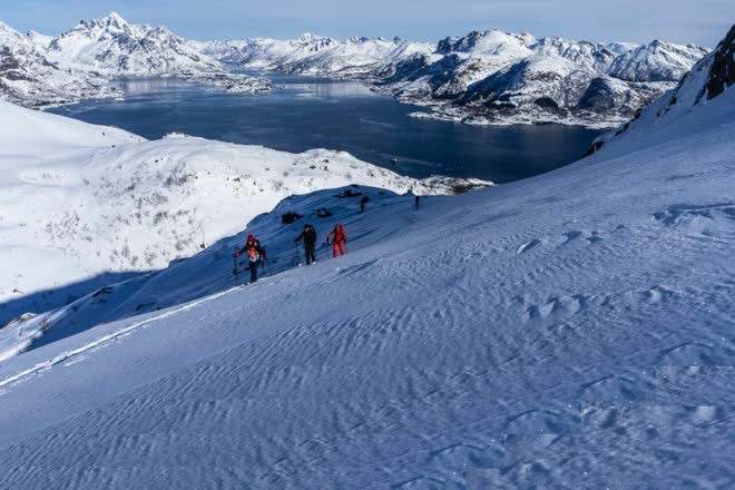 Descente classique aux Lofoten